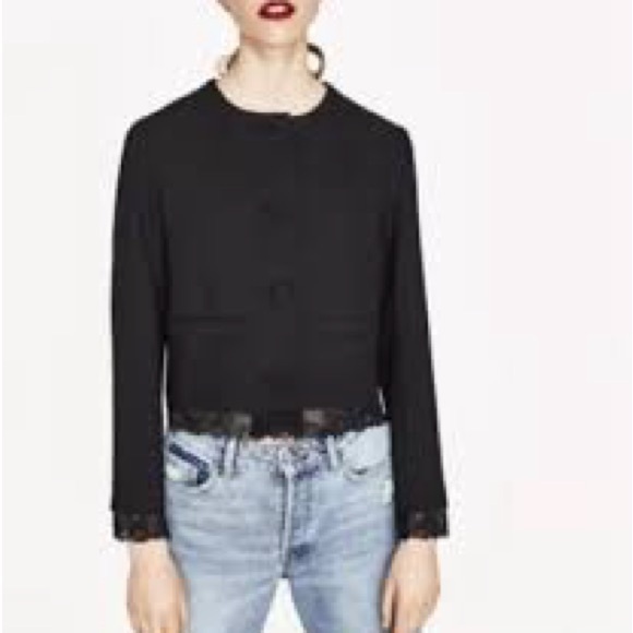 Zara | Trending Lace Blazer - Picture 8 of 12
